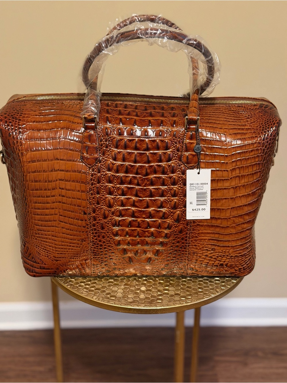Brahmin -Pecan Duxbury Carryall- - Picture 2 of 4